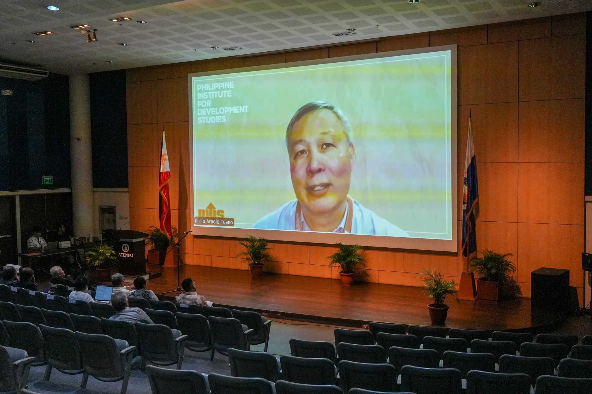 Dr Tuaño's reaction presented via pre-recorded video