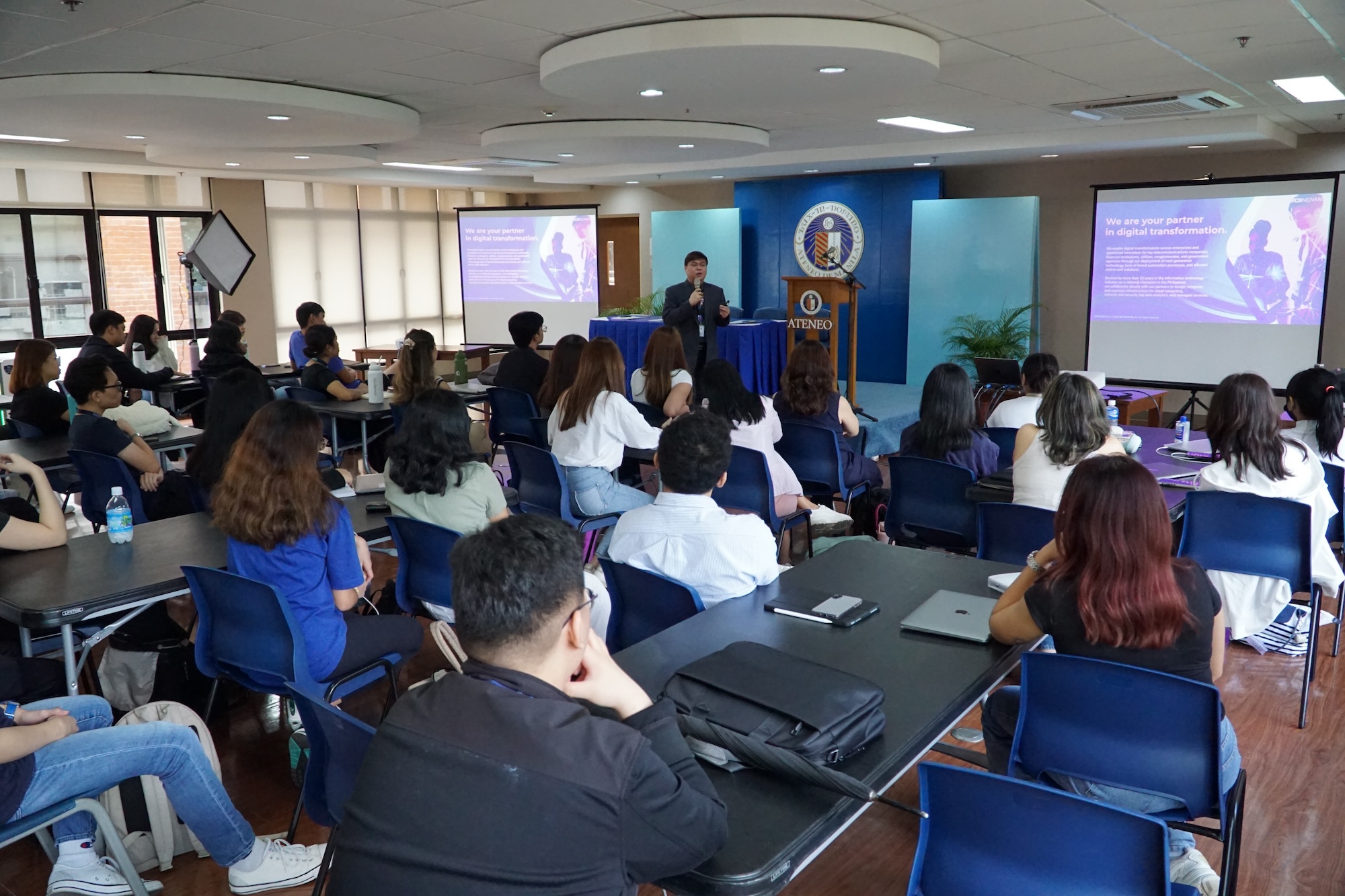 Students at the orientation