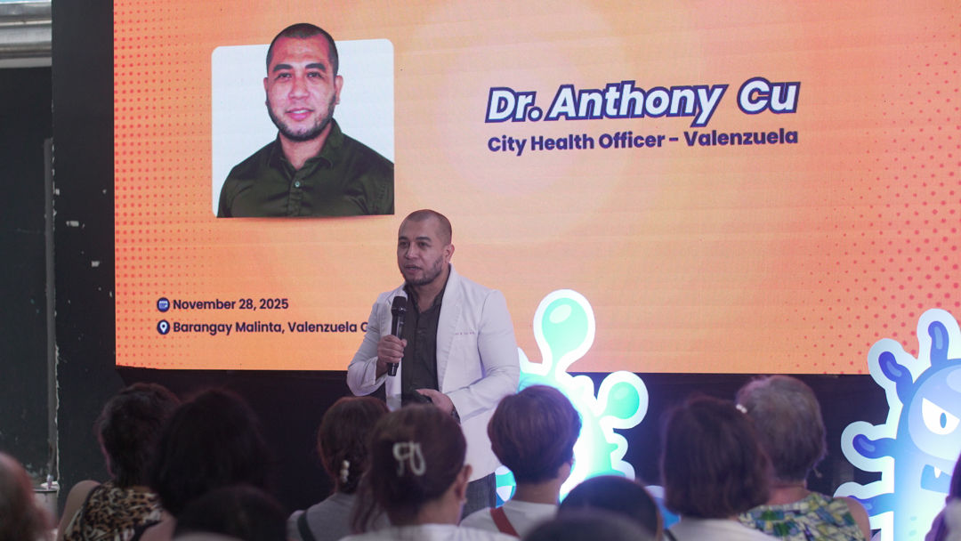 Dr. Anthony Cu delivering his opening remarks