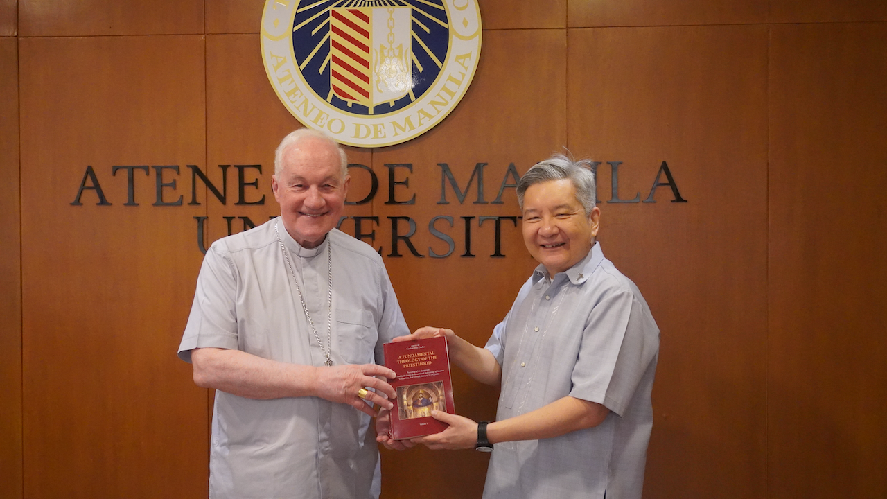 Fr Bobby Yap SJ w H.E. Marc Cardinal Oullet