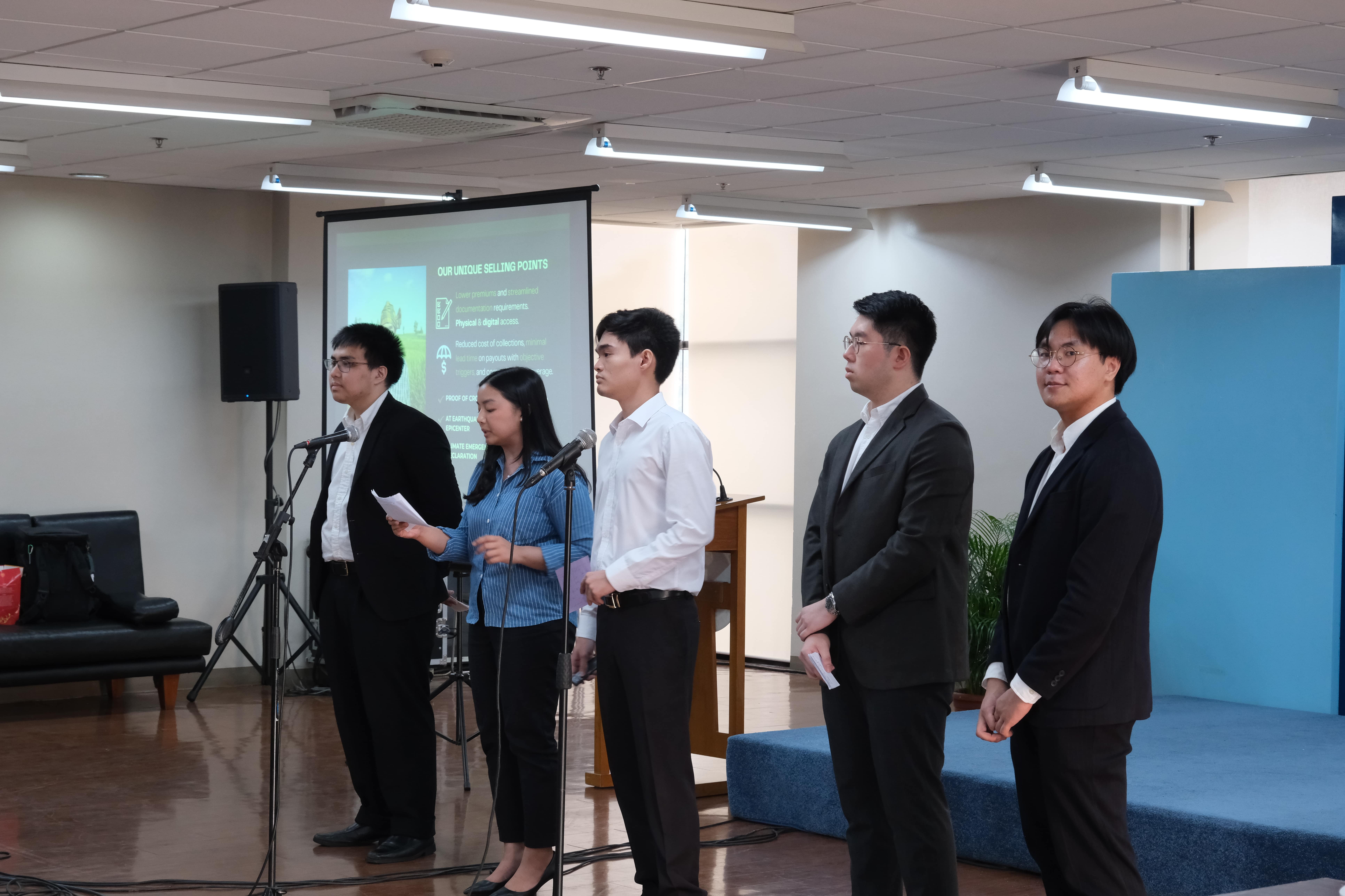 Students present their sustainability solution
