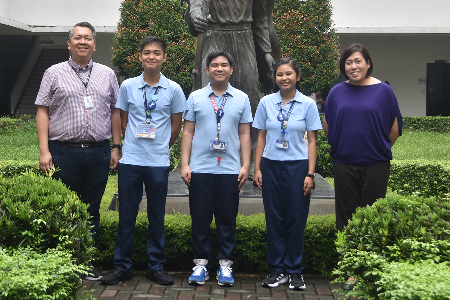 (L-R) Noel Miranda, Aki Delos Santos, Kiel Mirandilla, Jen Concepcion