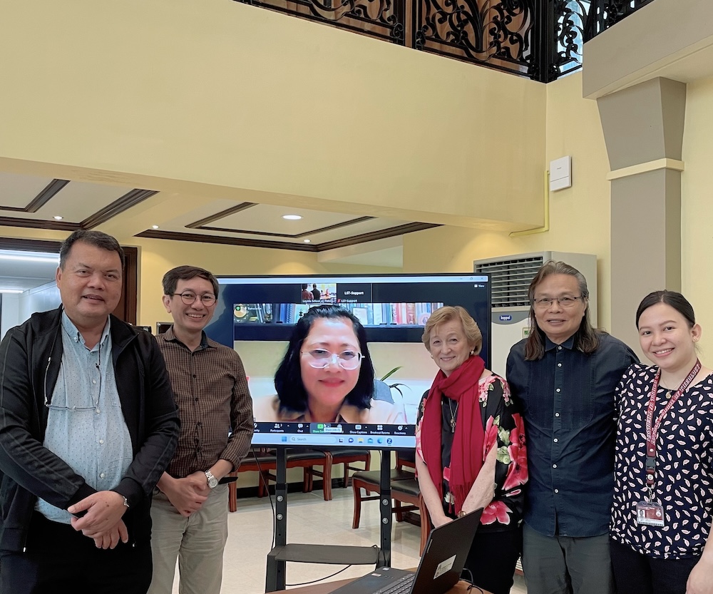 During her final dissertation defense.