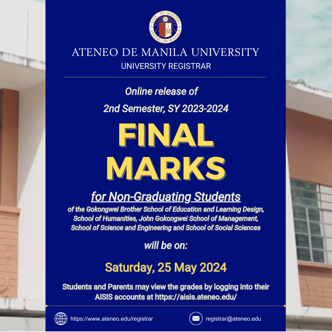 Final Marks Non-Graduating Students 2nd Sem SY 2023-2024
