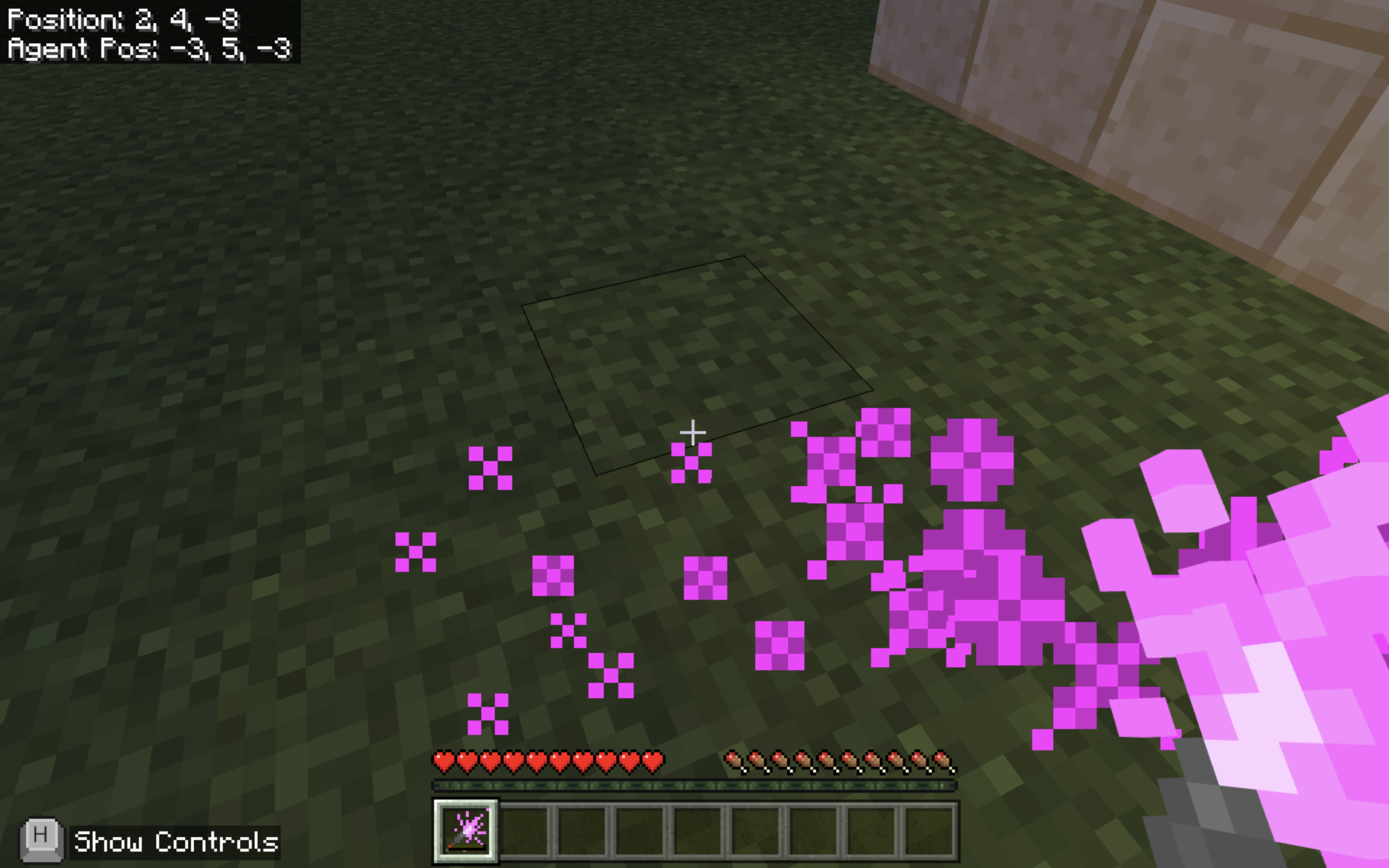 A flame test in the Minecraft world  