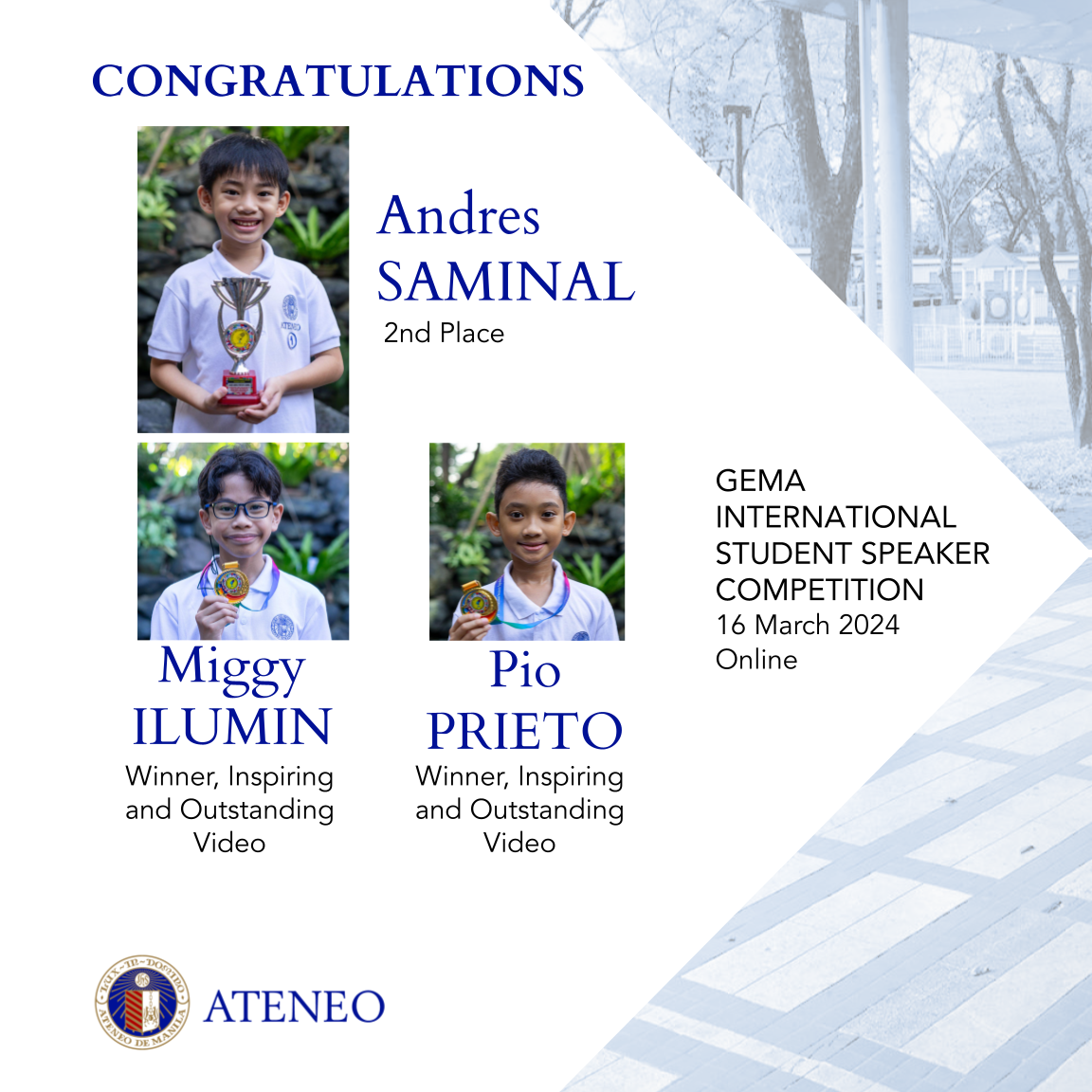 GEMA winners from AGS 