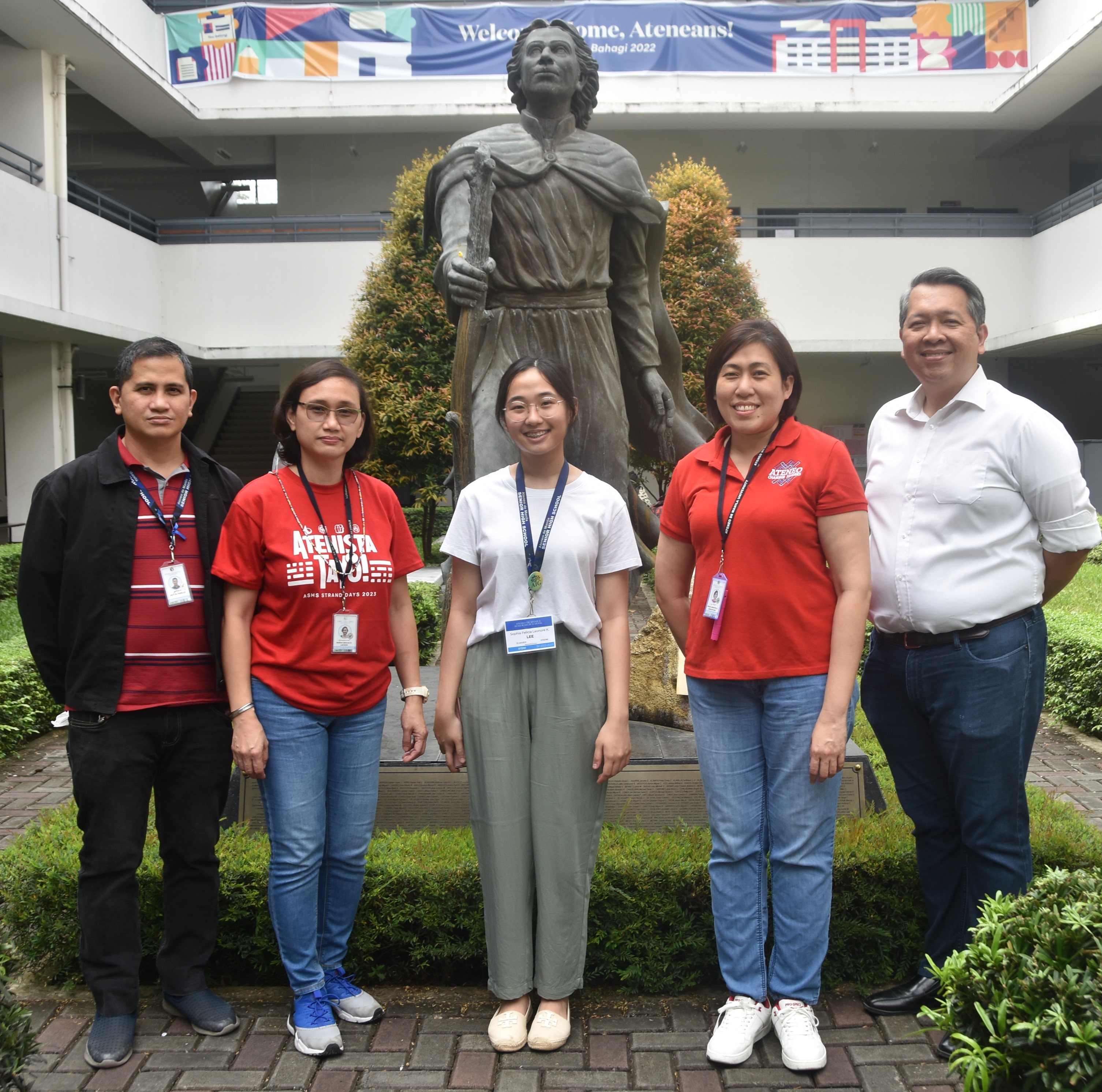 (L-R) Javy Fabello, Czel Lacson, Sophia Lee, Jen Concepcion, Noel Miranda