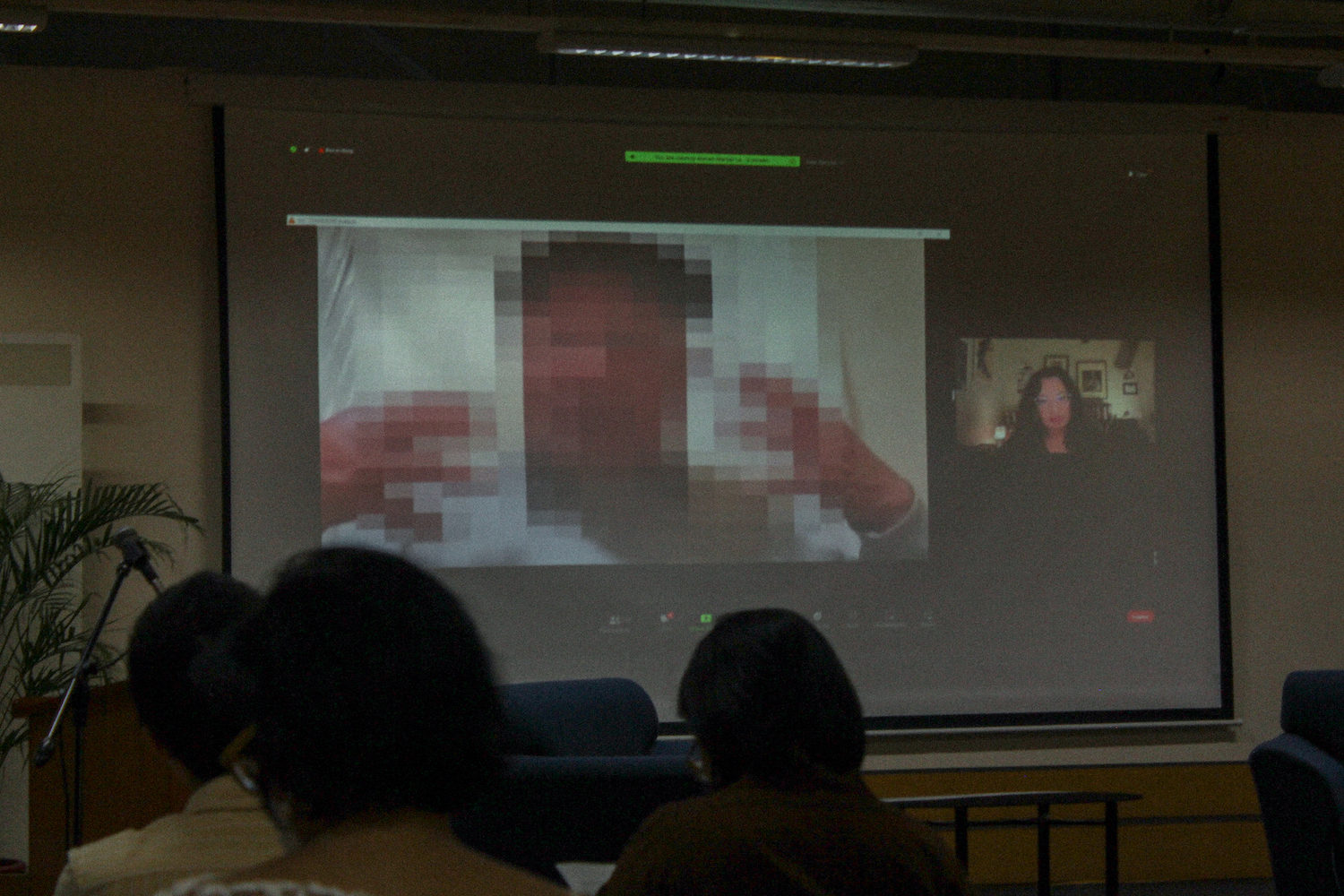 The paper presentation of Ms Shahani