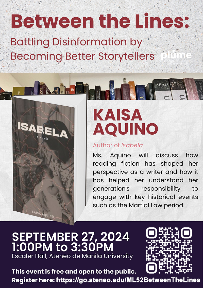 Kaisa Aquino as speaker at event