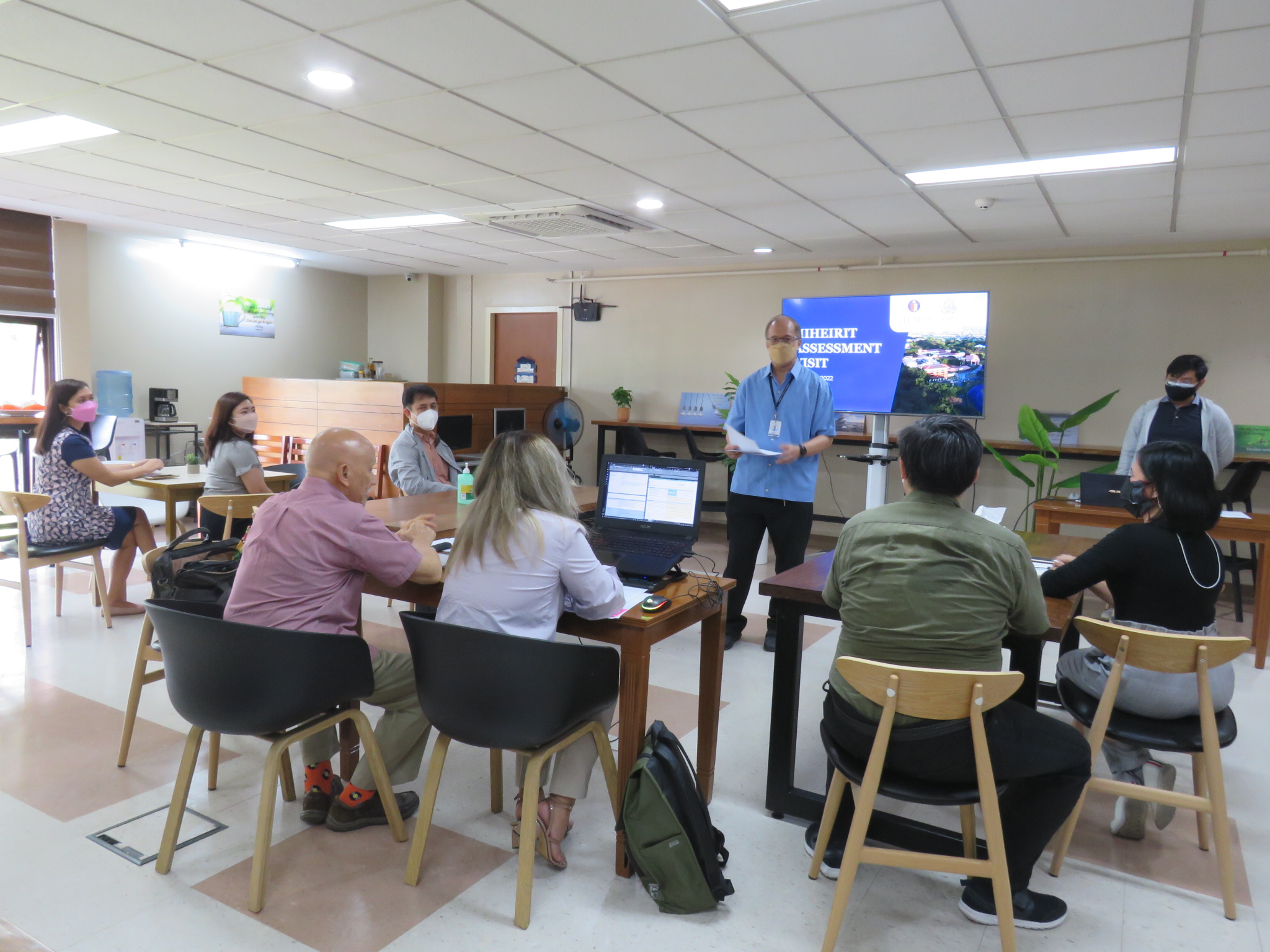 CBIG Head, Benjie Mirasol, giving the introductions