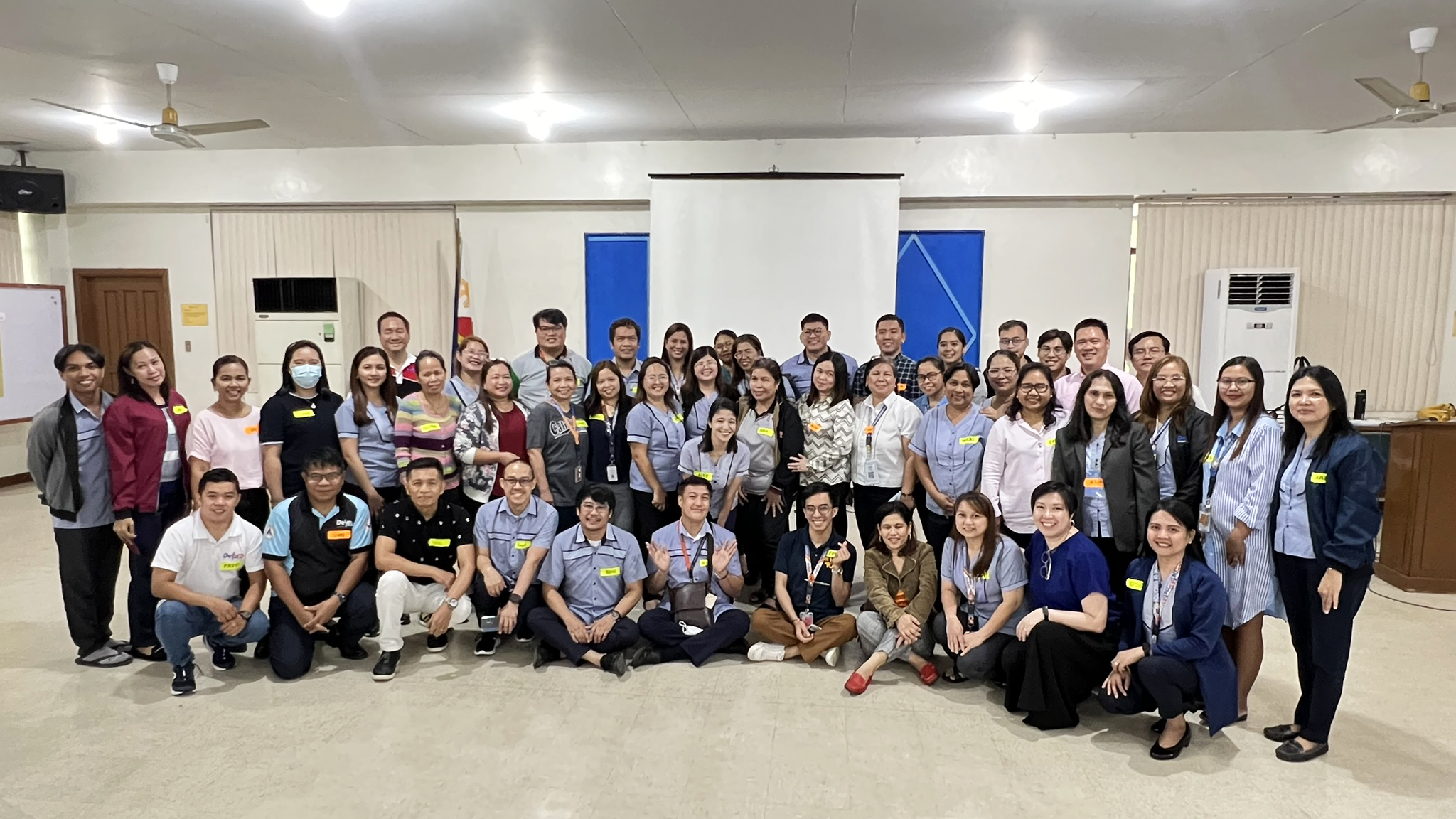 Teacher Coordinators from Marikina, Quezon City, and San Mateo, as well as members of the San Mateo, Rizal Local Government Unit pose for our group photo
