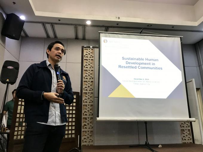 Dr. Lloyd Bautista presents the case study results