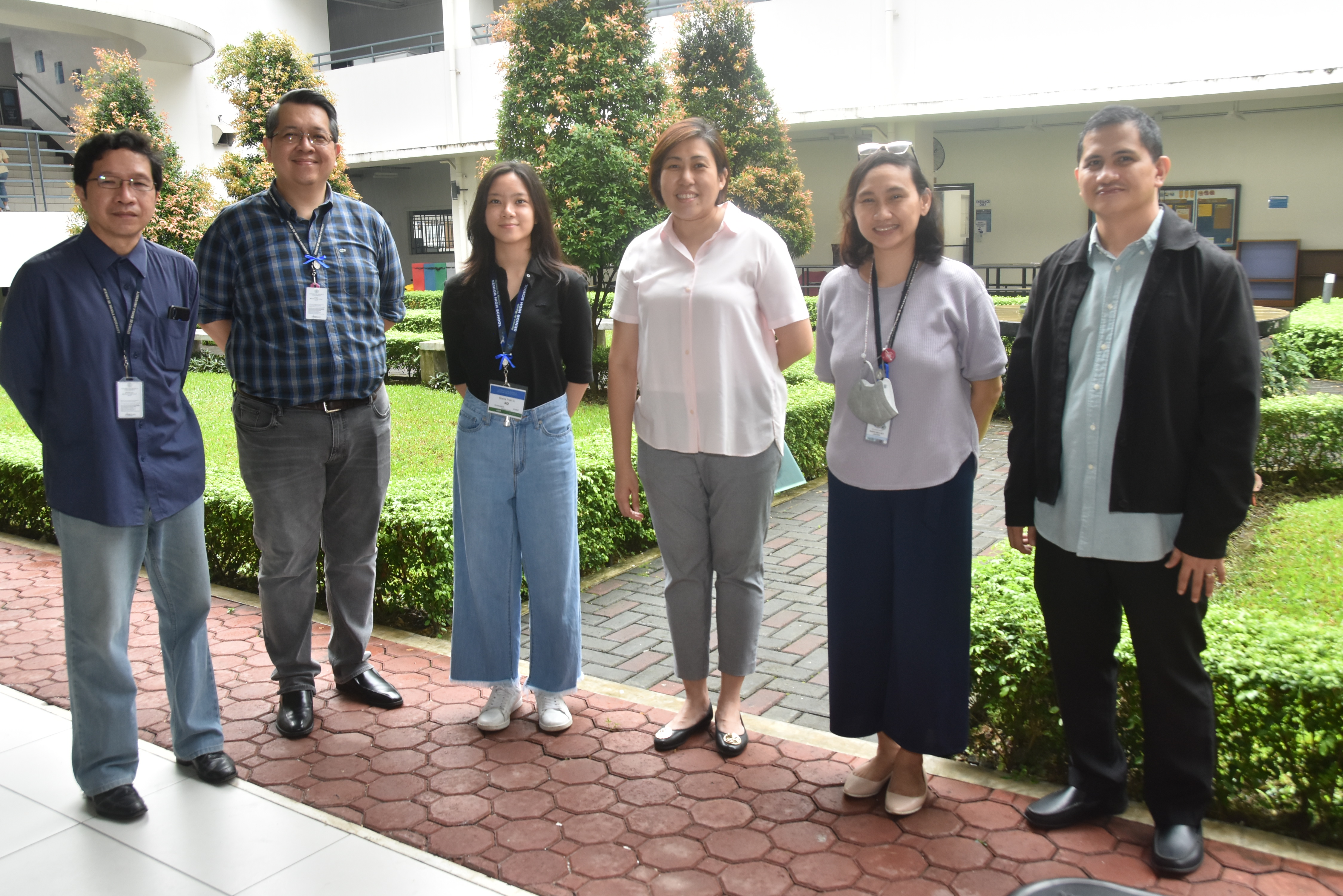 (L-R) Louie Melosantos, Noel Miranda, Shai Ko, Jen Concepcion, Czel Lacson, Javy Fabello 