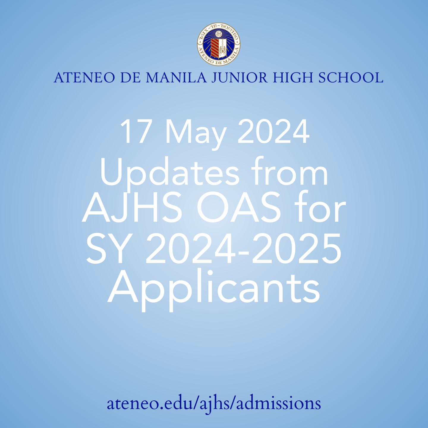 17 May 2024 Updates from AJHS OAS 