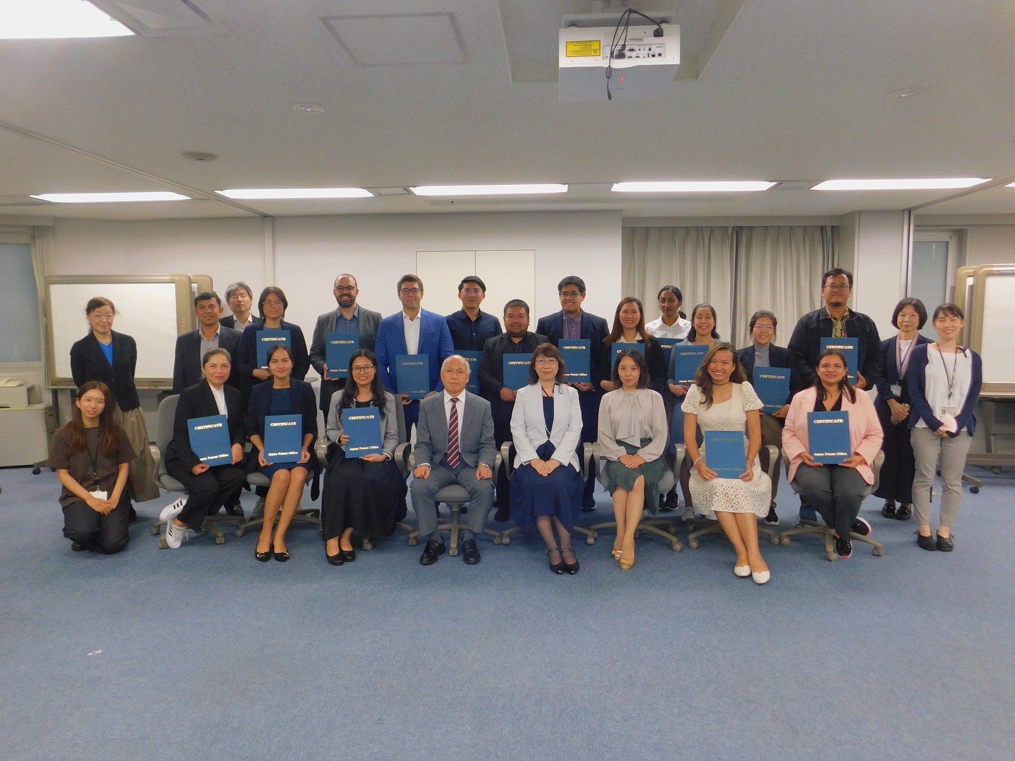 Photo: Participants of JPO/IPR training course for IP practitioners; photo grabbed from the official Facebook page of JPO