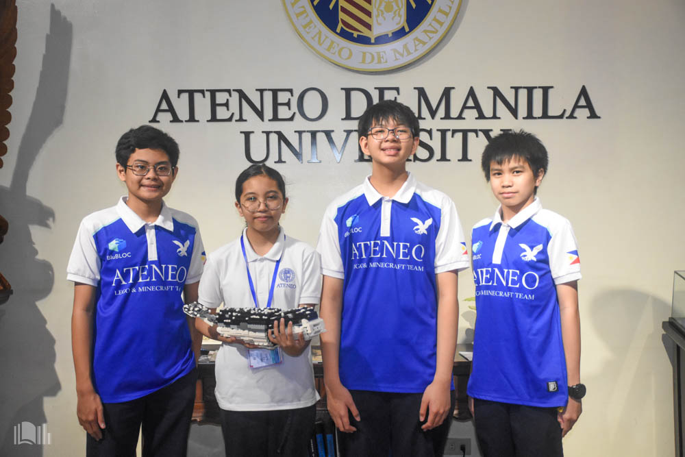 BluBLOC’s Legoland Primary Team (from left): Marcus Crisostomo, Lara Bumatay, Marc Tiongson, Teo Isidro