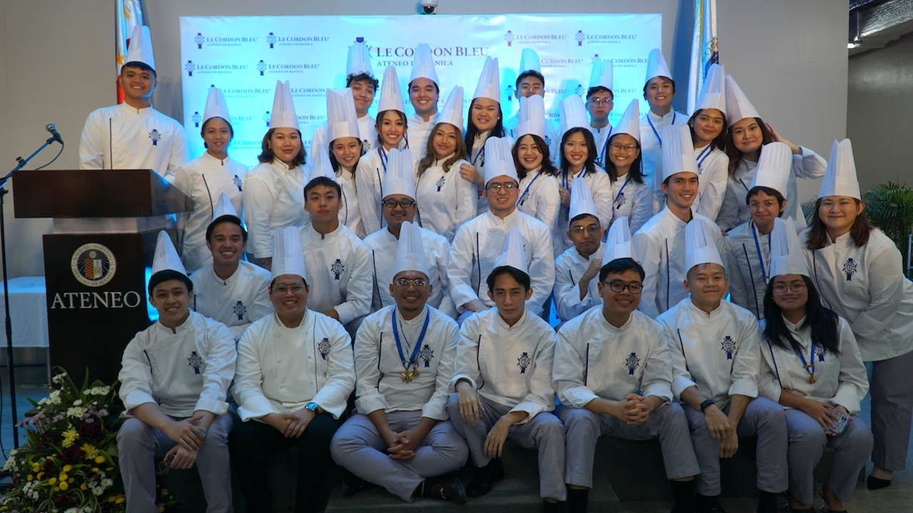 The BS REnt class of 2023 of Le Cordon Bleu Ateneo de Manila