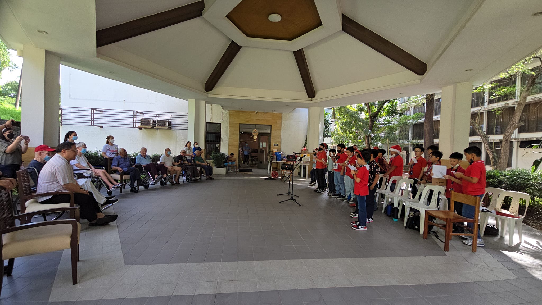 14 December 2024: AGSCOM student leaders visit the Lolo Jesuits
