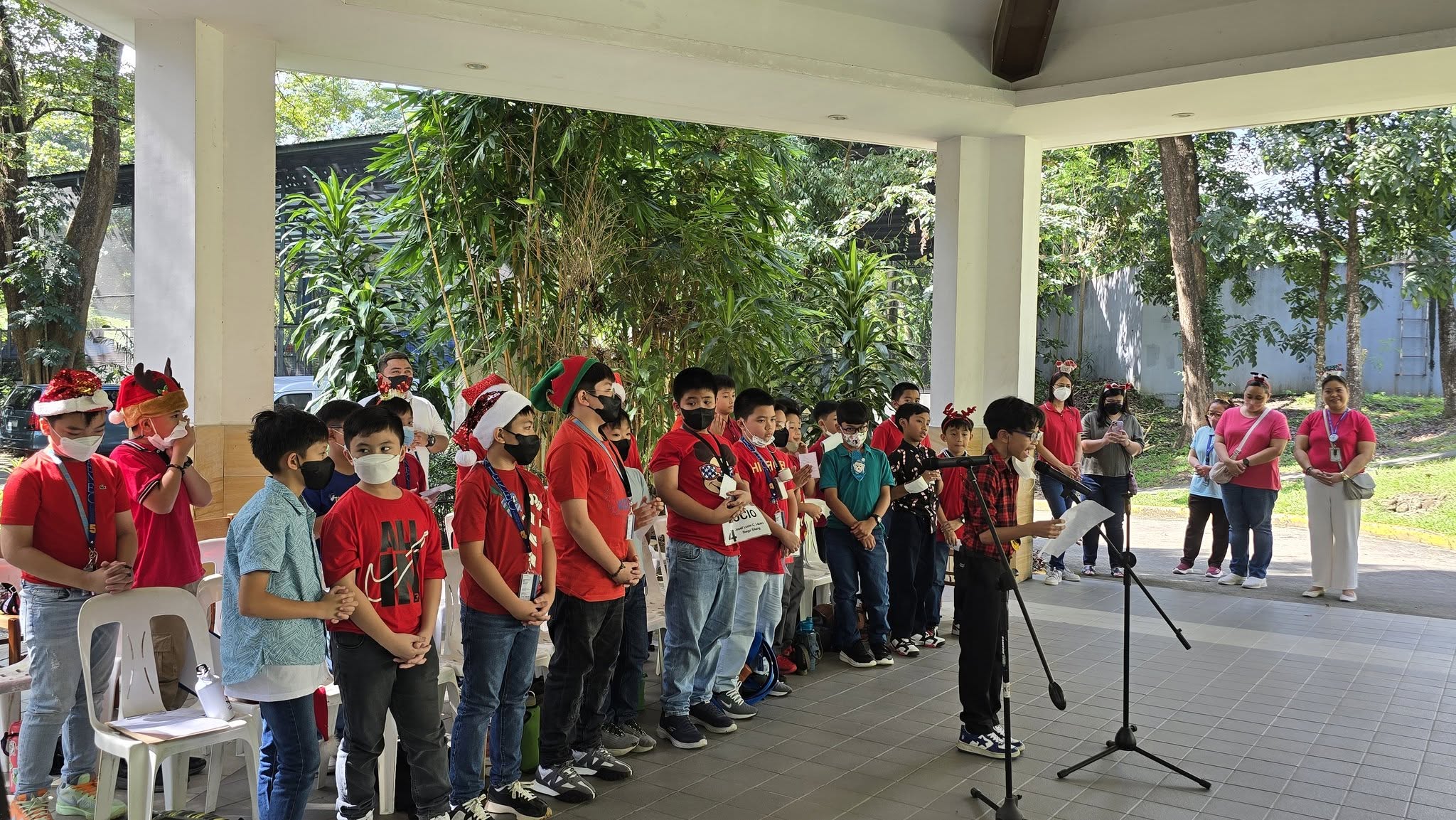 AGS student leaders visit the Lolo Jesuits on 14 December 2024