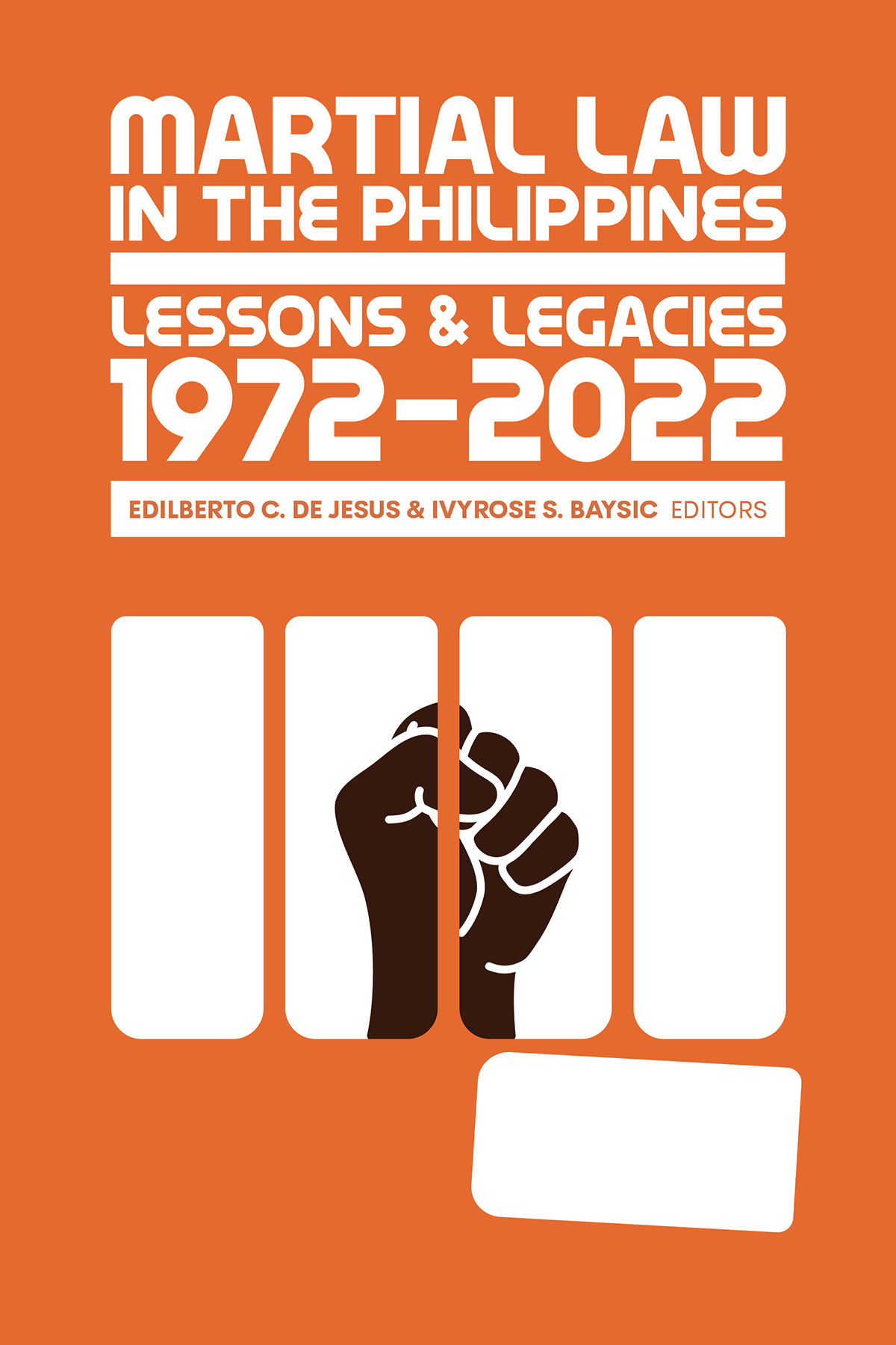 Coming Soon: Martial Law in the Philippines: Legacies and Lessons, 1972–2022 edited by Edilberto C. De Jesus and Ivyrose S. Baysic
