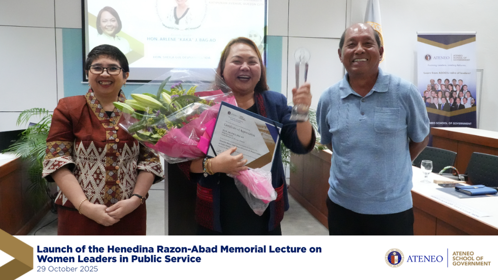 Organized by ASoG, this annual lecture series is designed to celebrate and promote discussions around the roles and contributions of women in the public sector, to inspire future generations of leaders, and to foster an understanding of the unique challenges and opportunities that women in government face.