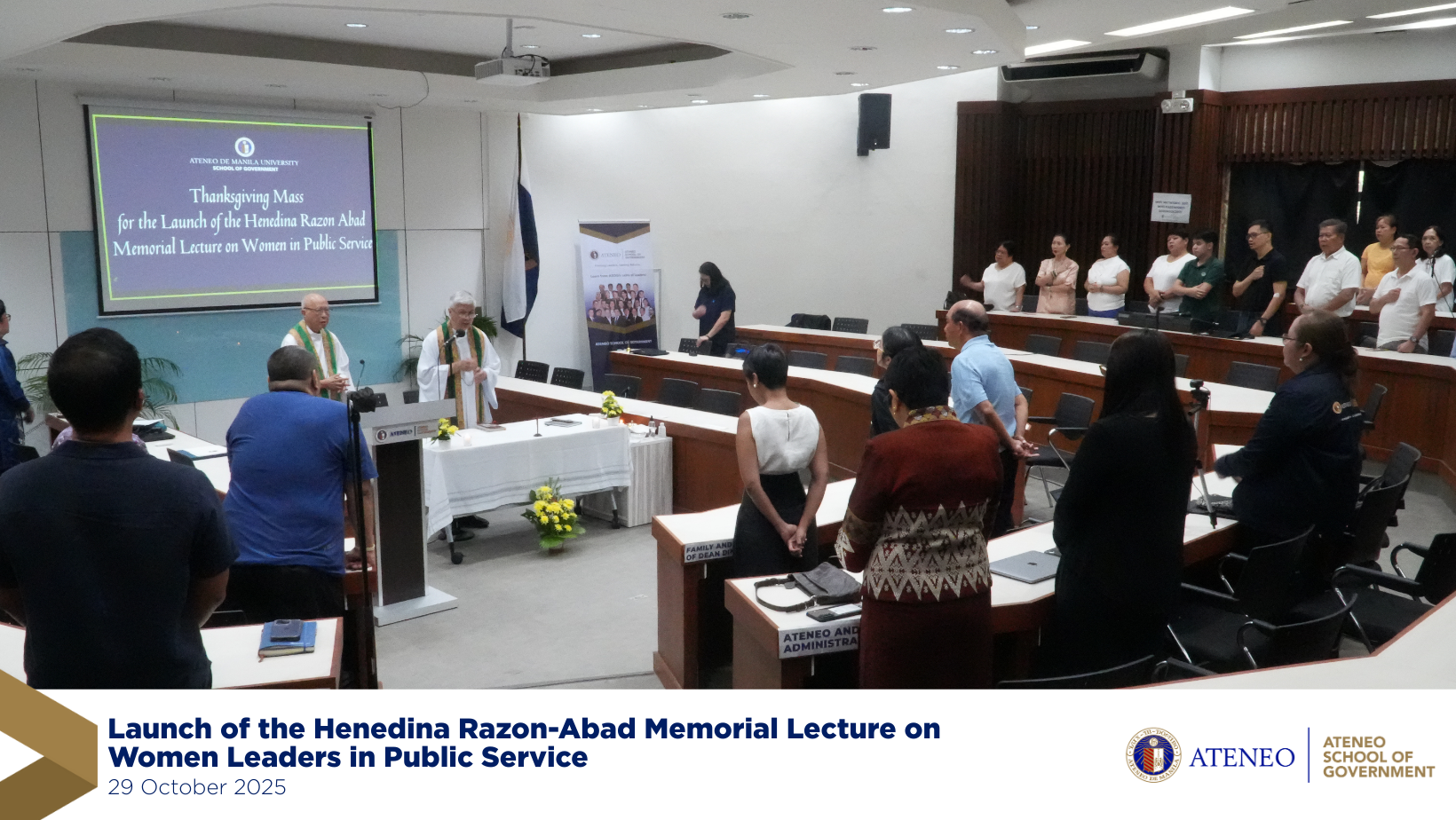 Addressing the students and young leaders in attendance, Bag-ao encouraged them to uphold integrity and compassion as they pursue careers in governance and public service.