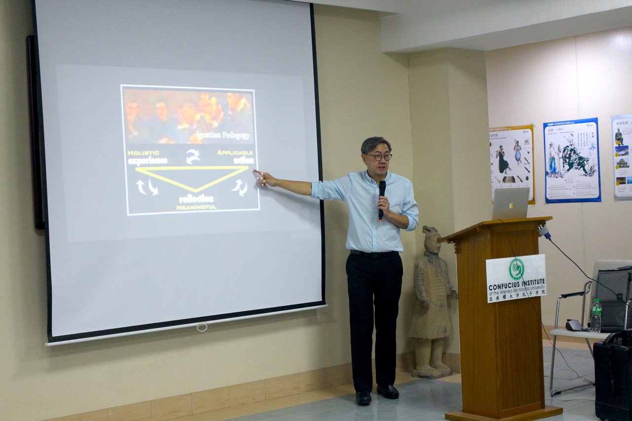 Fr Johnny Go with powerpoint