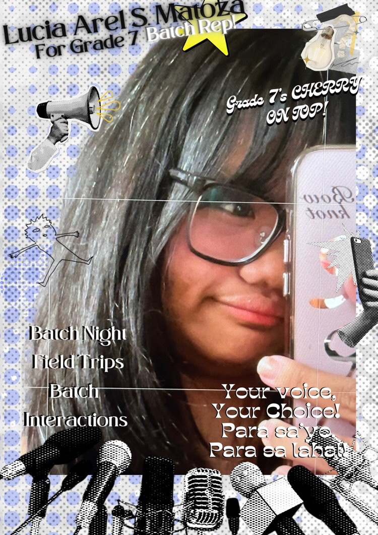 Lucia's campaign poster 