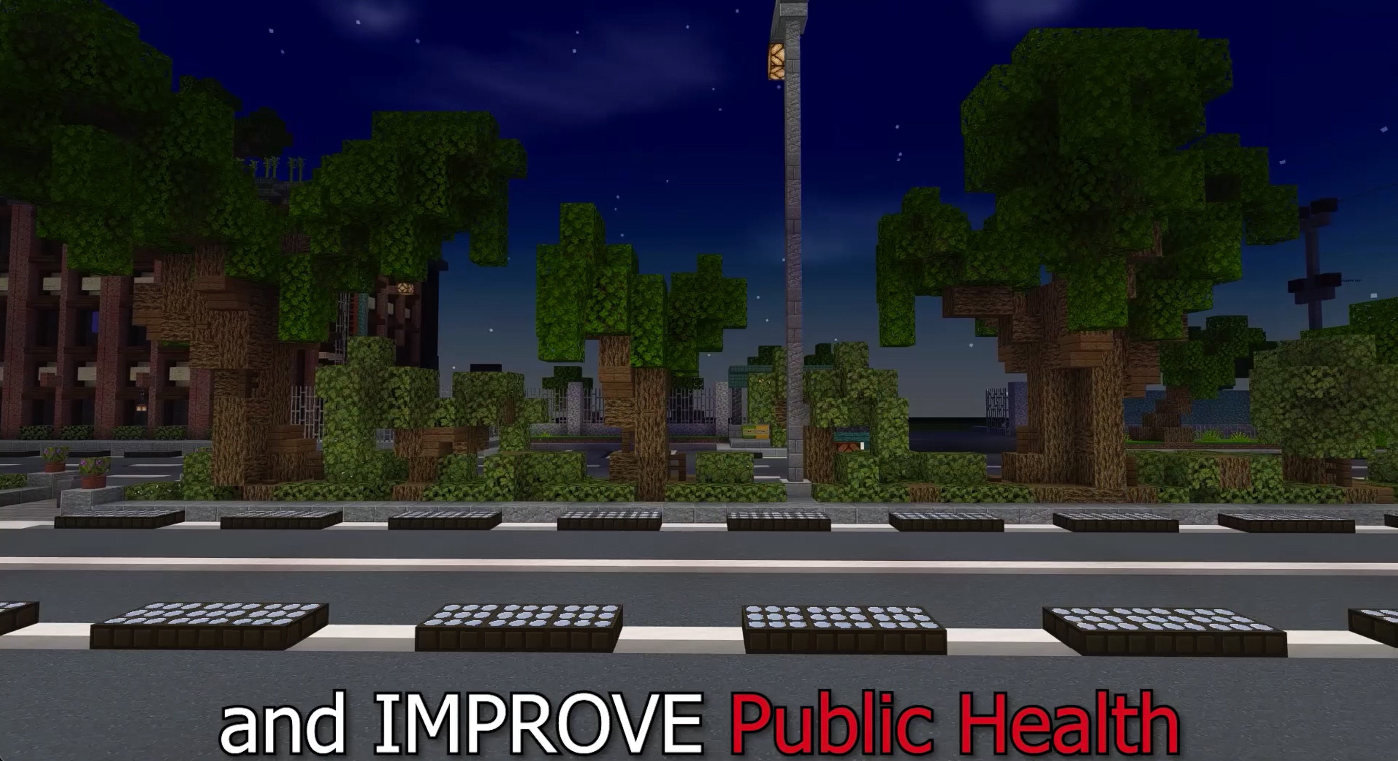 Solar lights and road studs make for a more sustainable and safer street at night. (Screenshot) 