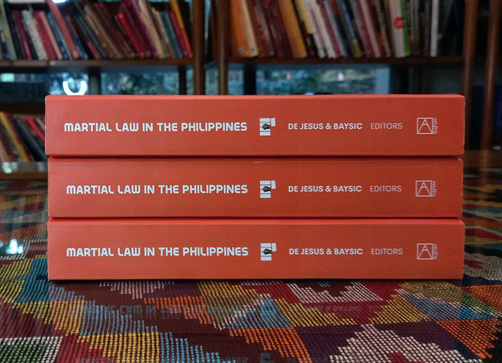 Spine of the book, Martial Law in the Philippines