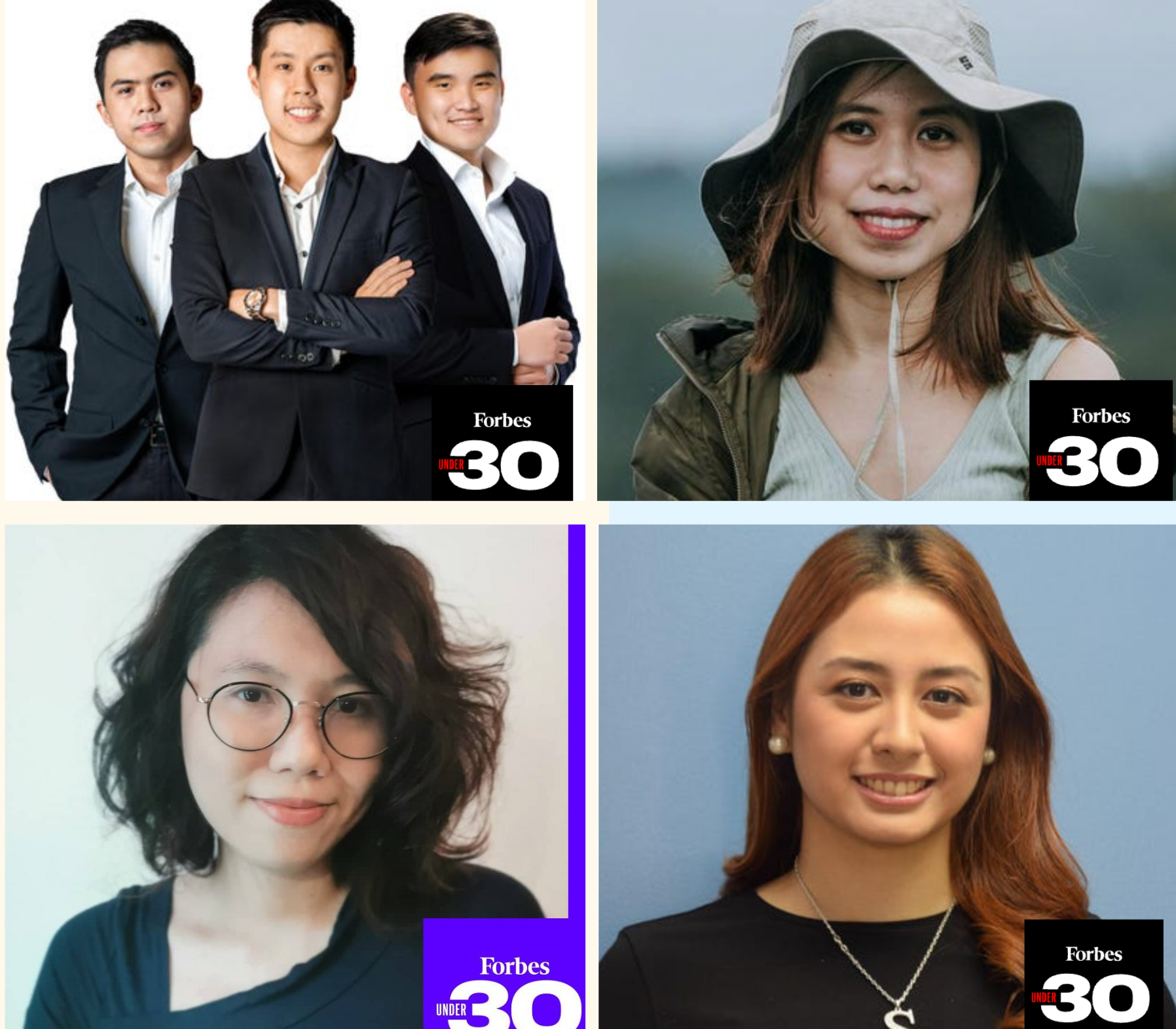 Forbes 30 under 30 Asia list 