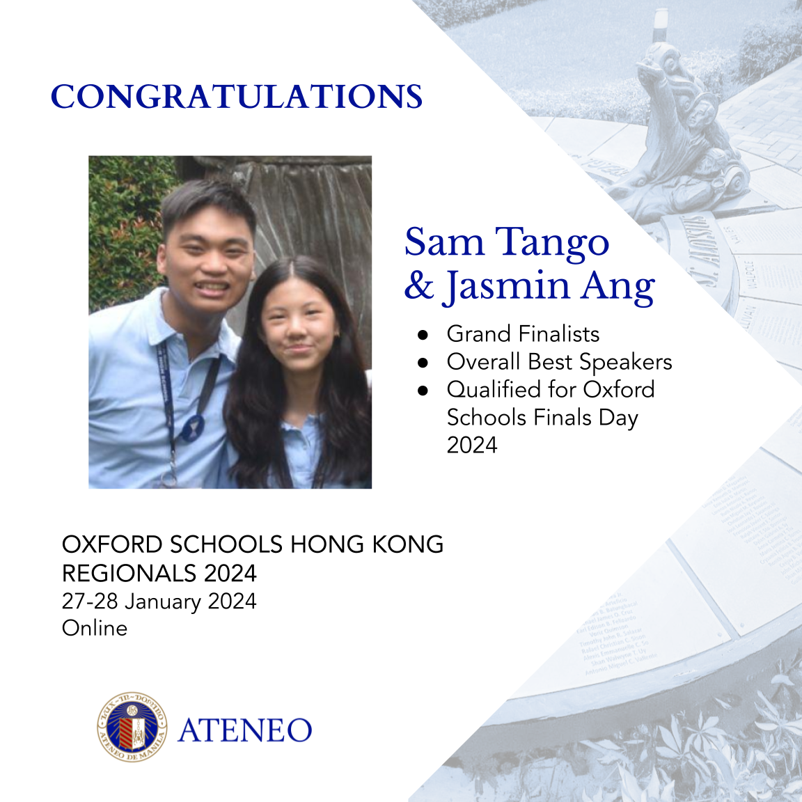 Jasmin Ang & Sam Tango 