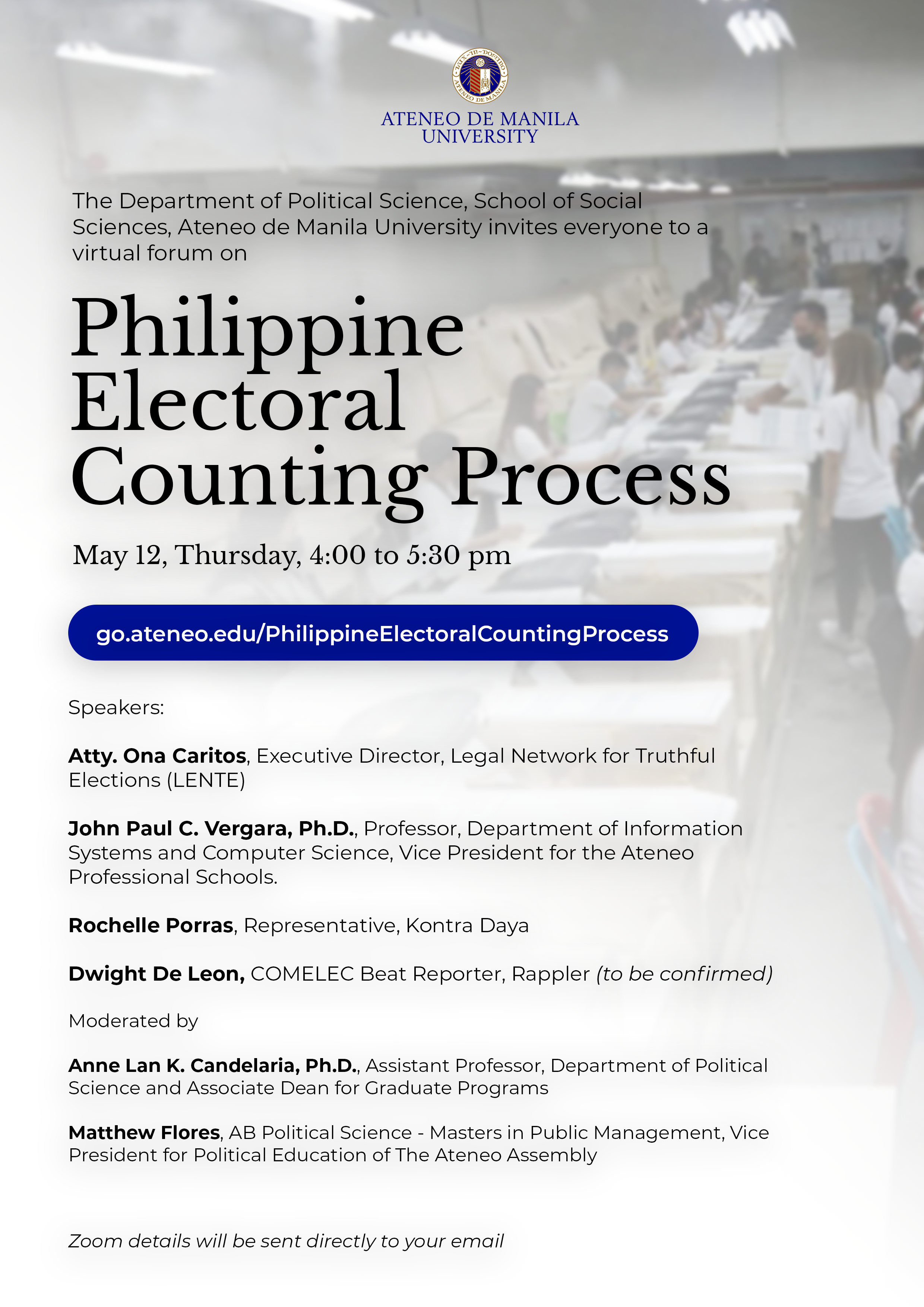 PH Electoral Counting Process Poster