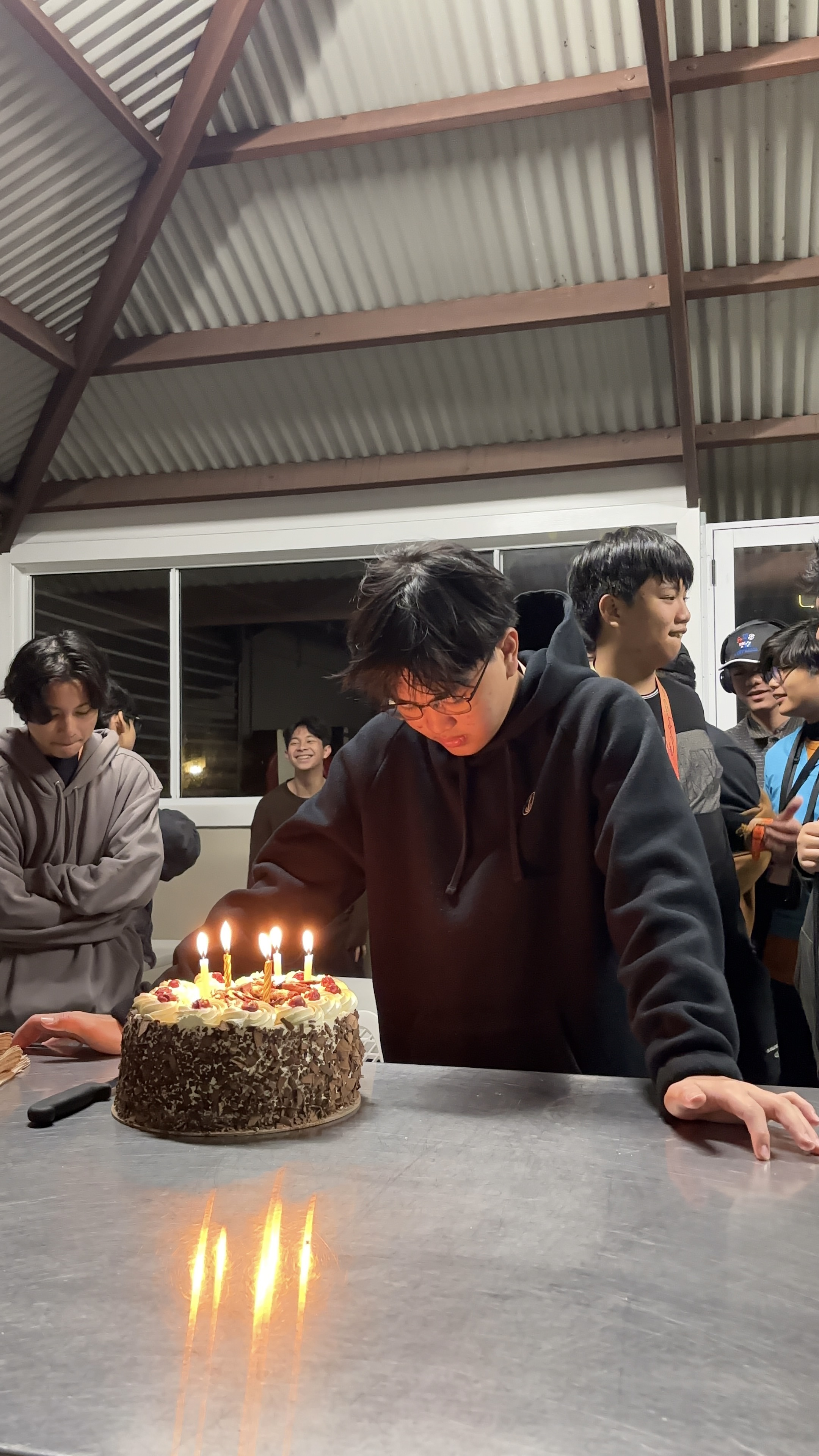 Nathaniel, the author of this piece, is surprised by fellow Ateneans a day before his birthday    