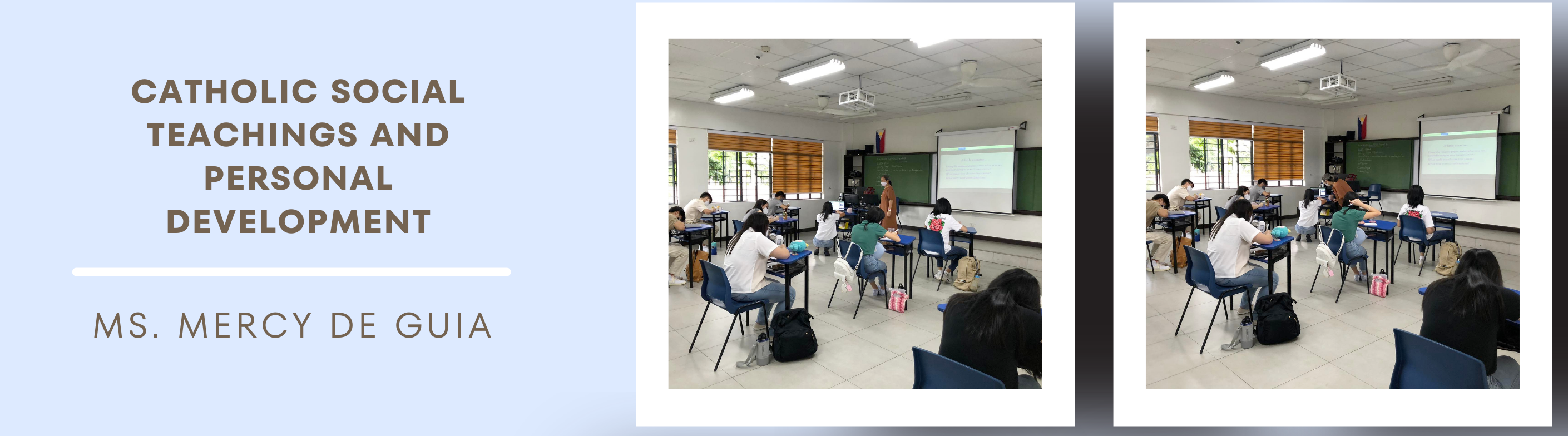 Ms. Meng de Guia in action during her PIP class