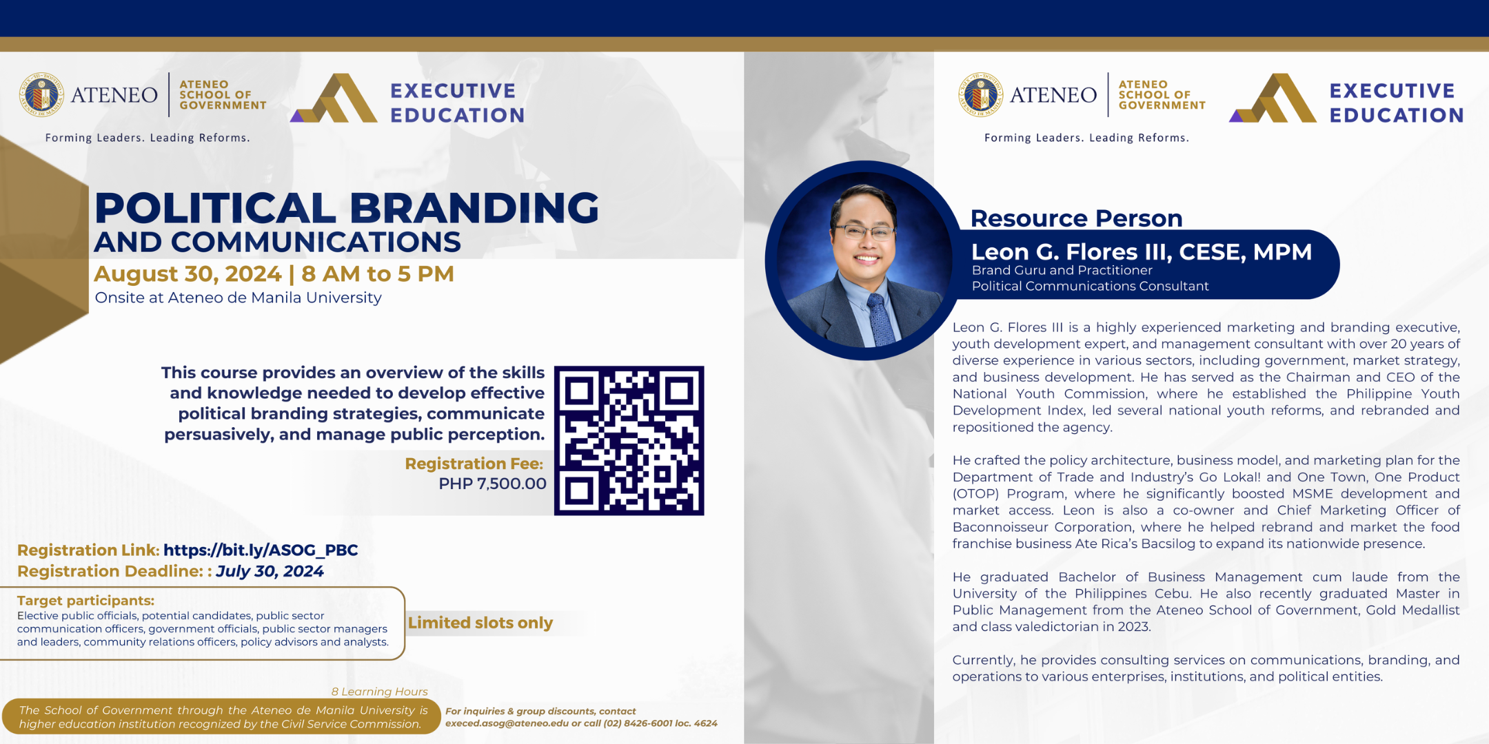 Executive Education Program Launches Publicly Offered Training Courses for August 