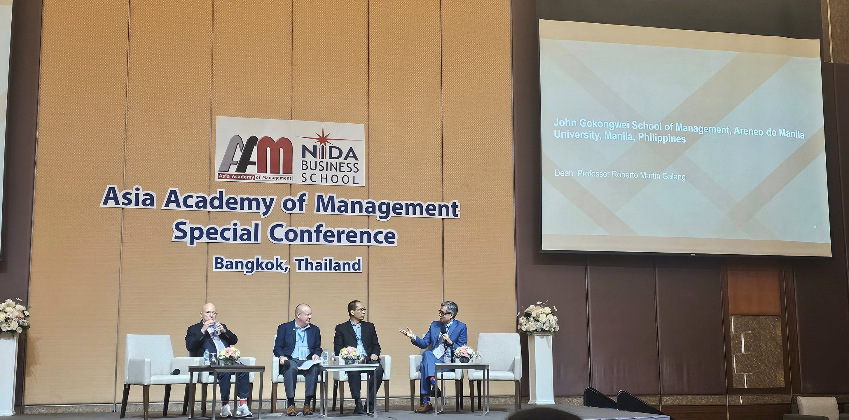 Plenary at AAOM 2025 with Dean Galang