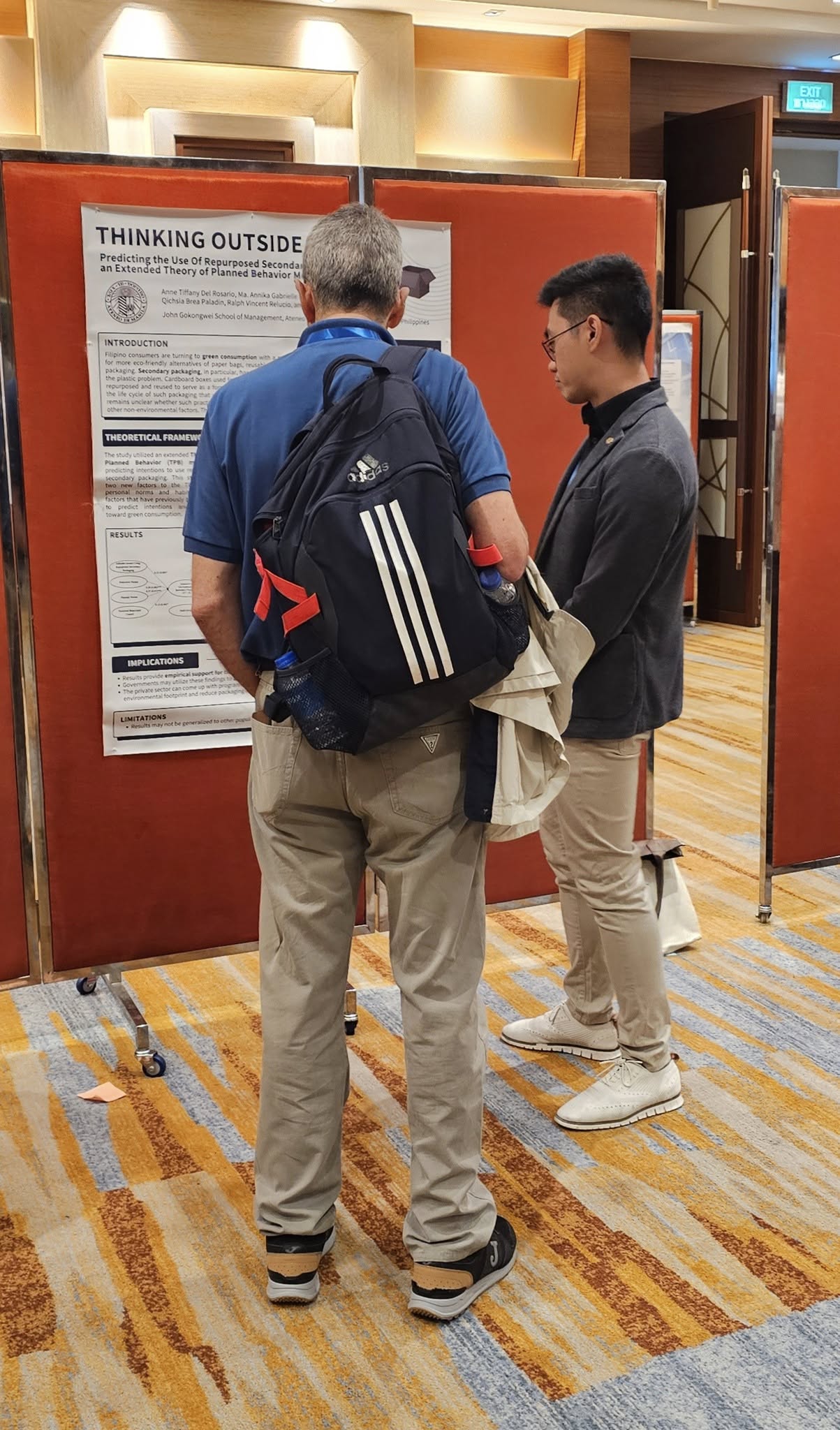 Poster presentation by Dr. Patrick Valentin