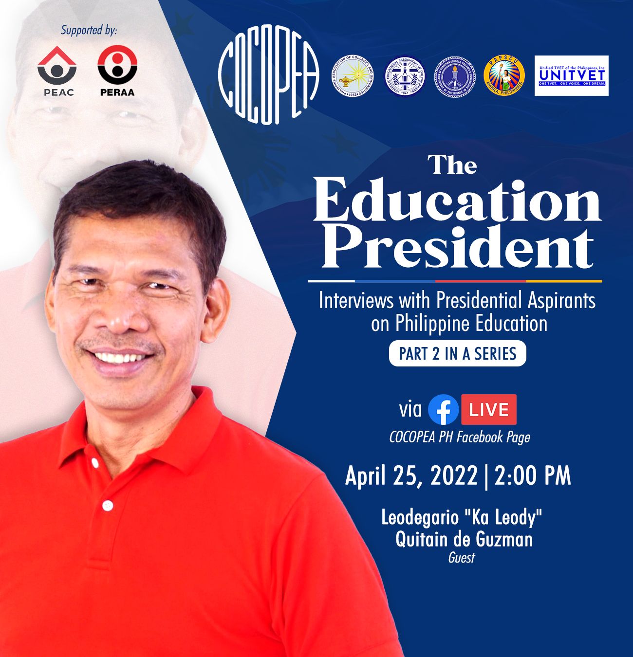 The Education President: Interview with Ka Leody de Guzman