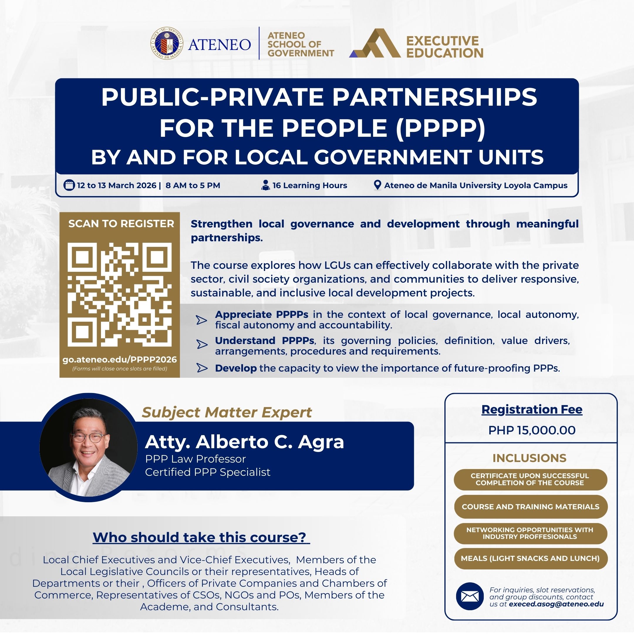 Public-Private Partnerships for the People by and for LGUs