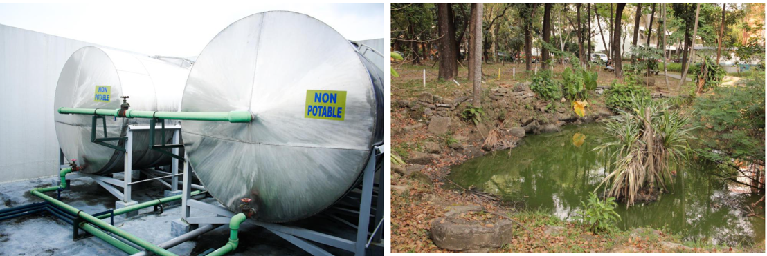 Rain Harvesting and Retention Pond