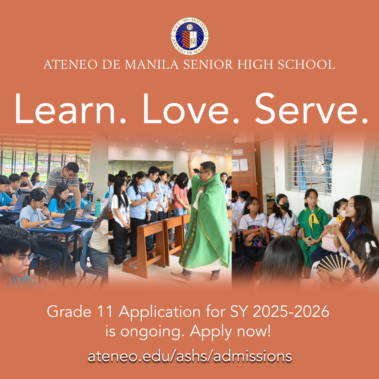 Grade 11 SY 2025-2026 application ongoing 