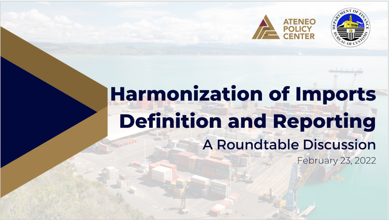 Harmonization of Imports Definition and Reporting