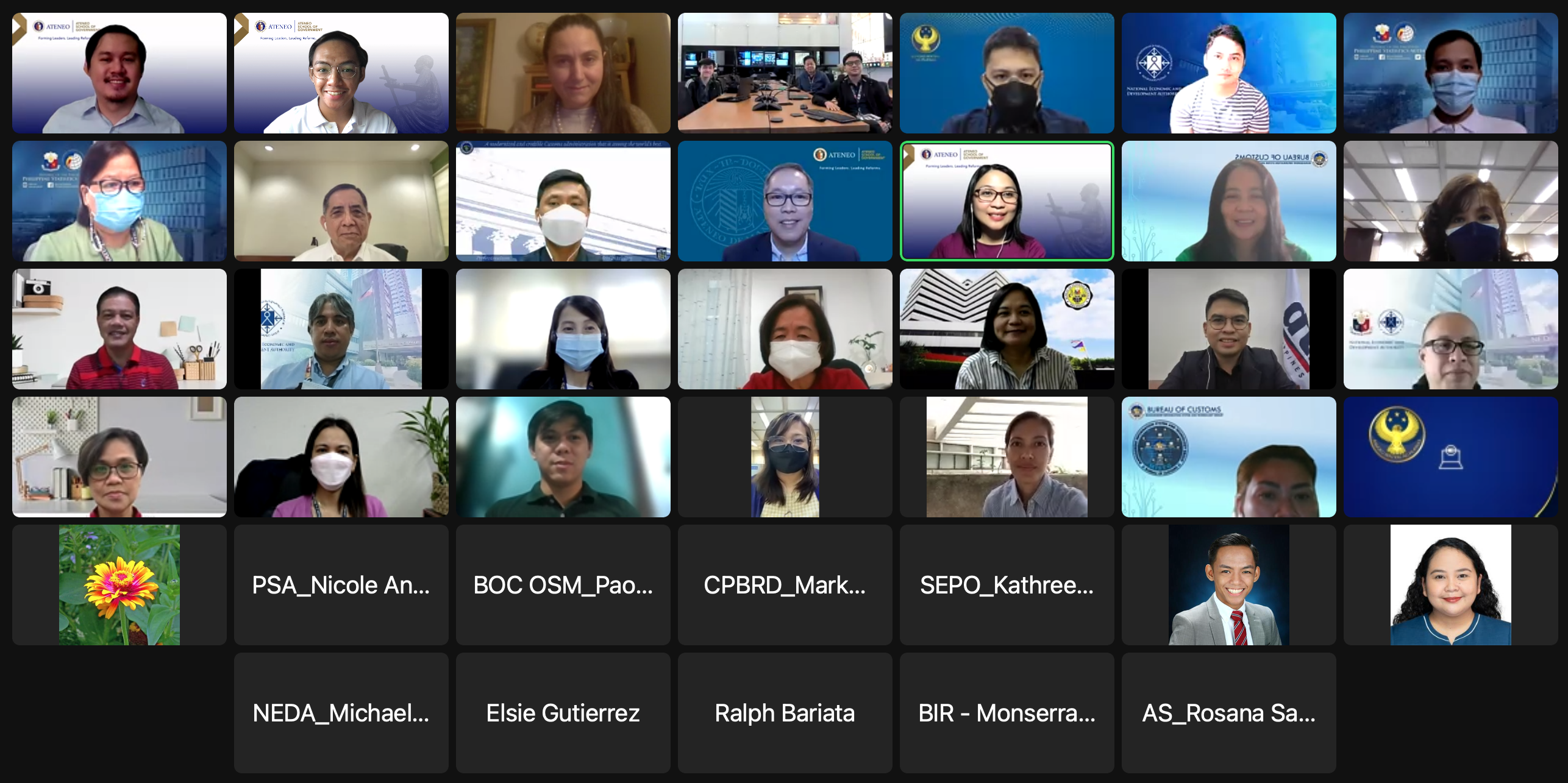 Participants from various institutions pose for a photo commemorating the Round Table Discussion.