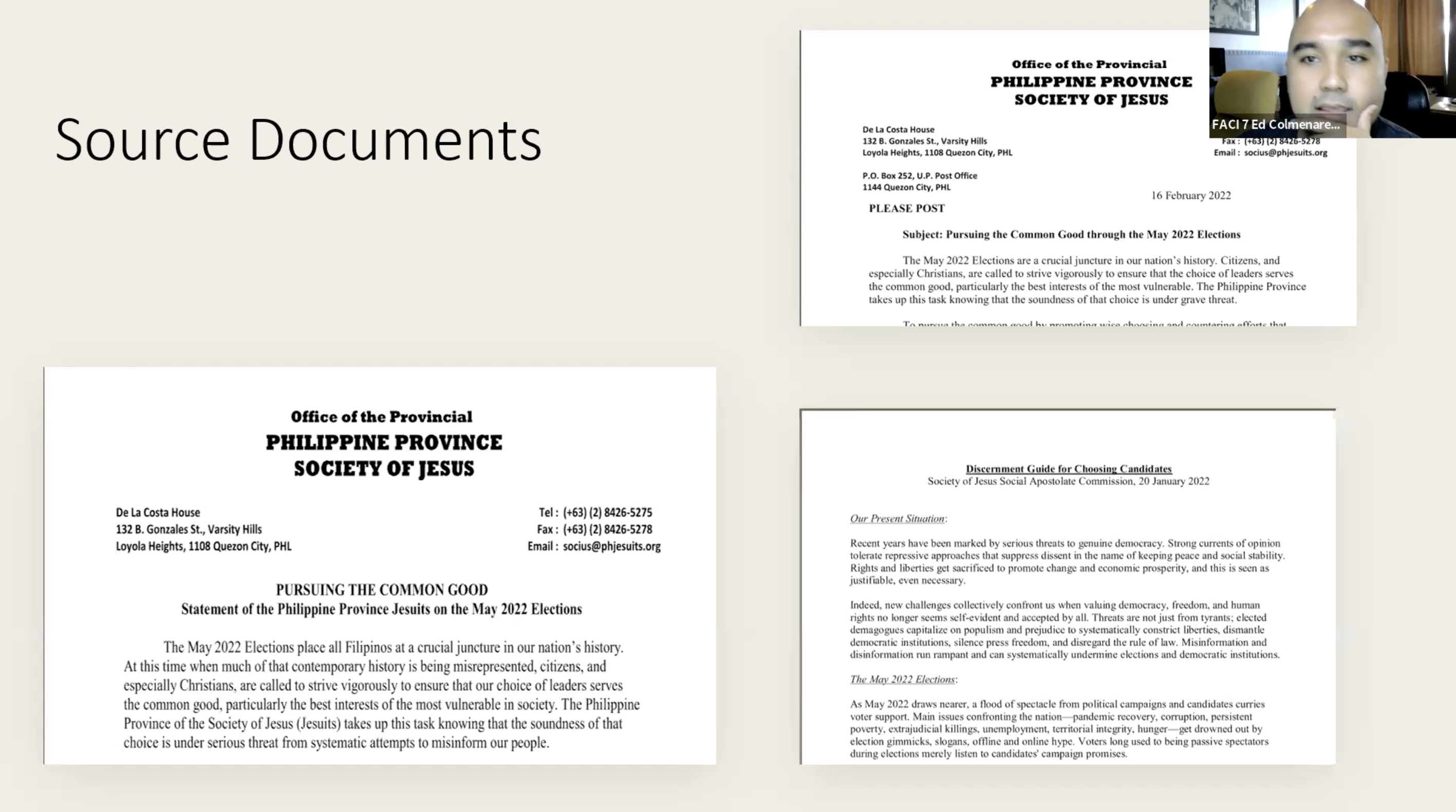 Fr Edryan Paul Colmenares SJ