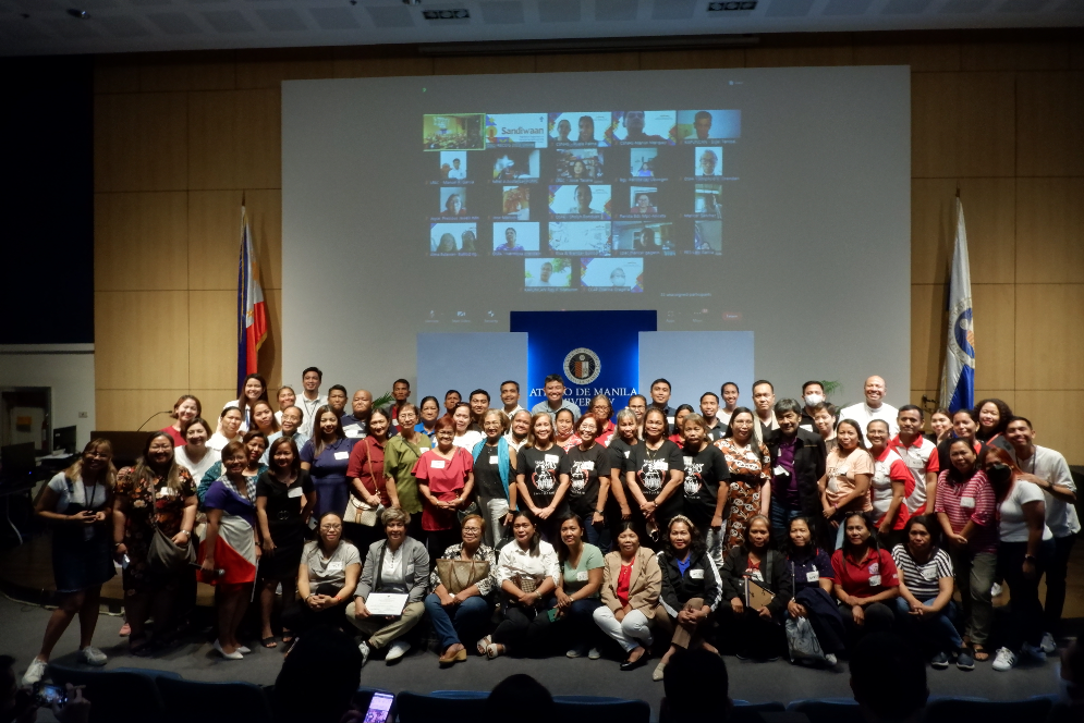 Partner organizations and sectors are honored by the Ateneo, OSCI