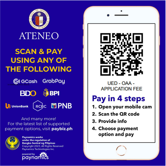 PayBiz QR for College Admissions Application Fee