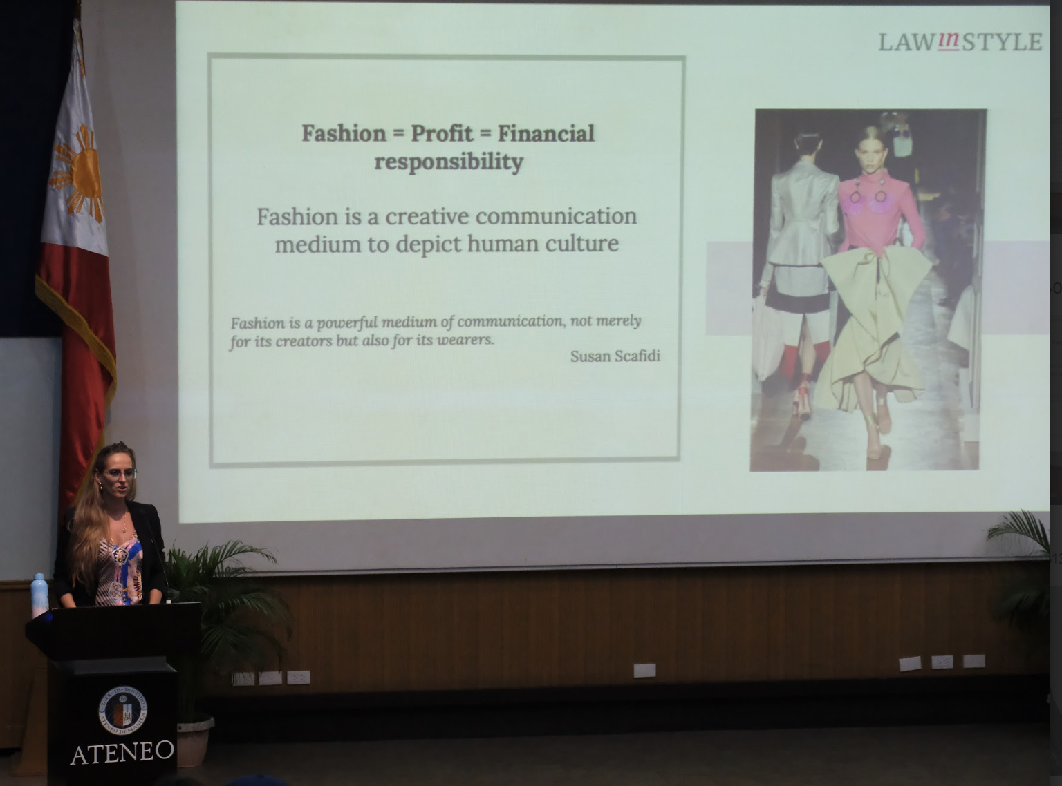 Image: Fashion lecture by Dr. Hab Marlena Jankowska-Augustyn 