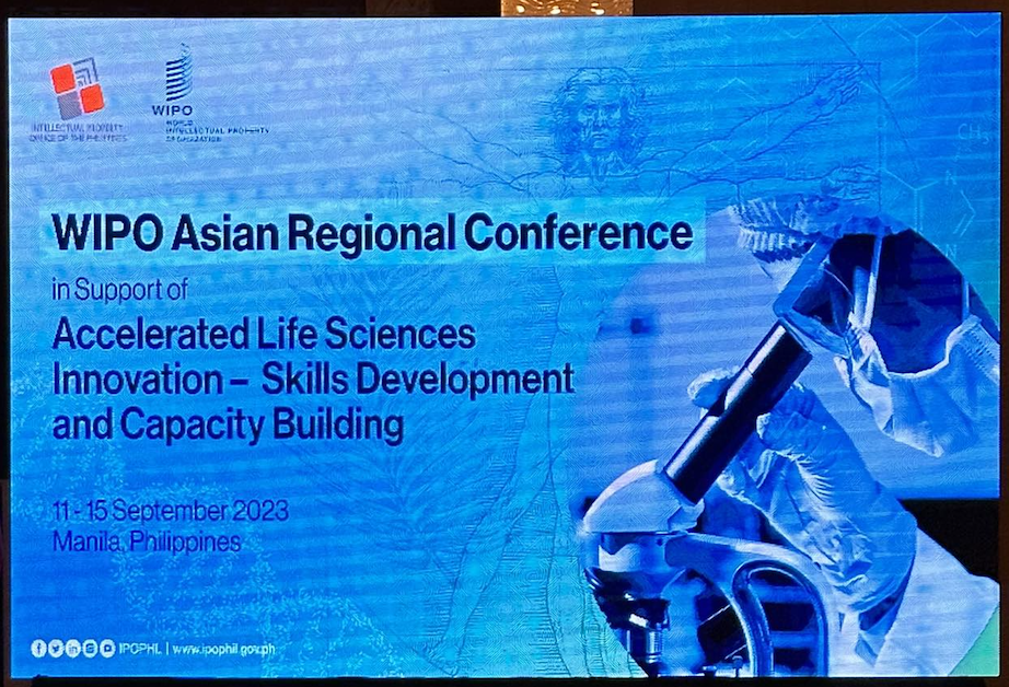 WIPO Asian Regional Conference held at the EDSA Shangri-La, Ortigas Center, Mandaluyong City.