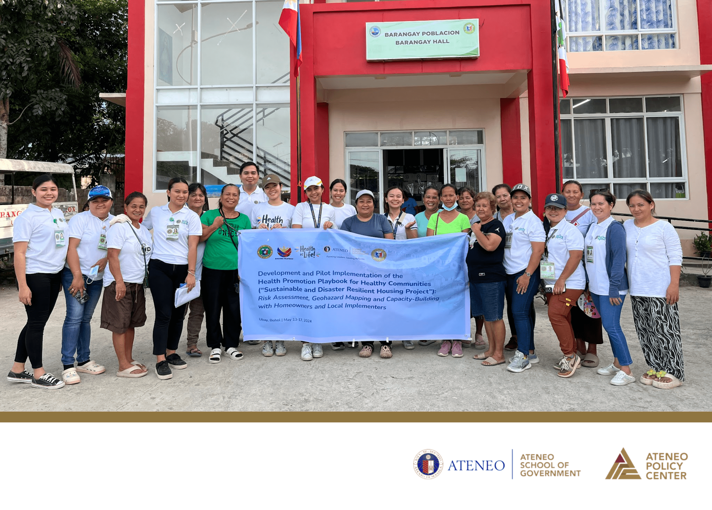 Ateneo holds preliminary site visit, risk assessment, and stakeholder mapping workshop in Bohol for the Sustainable and Disaster-Resilient Housing Project